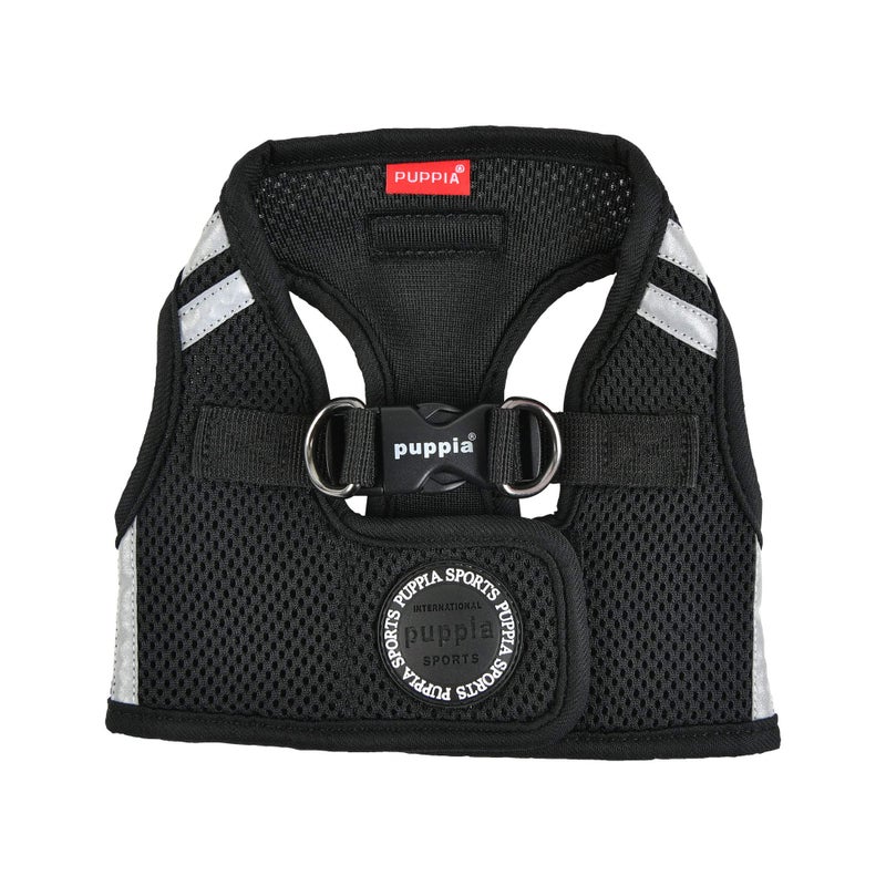 Puppia Soft Vest Harness PRO - Black - M (PAUA-HB1828-BK-M) - Image 1
